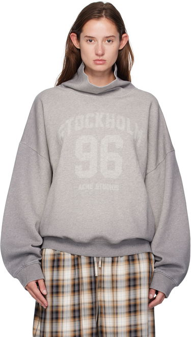 Sweater Acne Studios Acne Studios High-Neck Turtleneck Sweatshirt Grå | AI0166-, 0