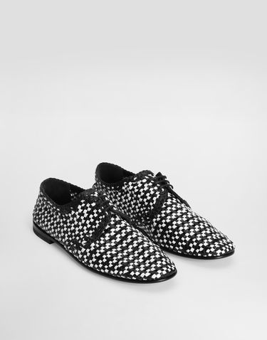 Tilbehør Dolce & Gabbana Dolce & Gabbana Woven Leather Derby Shoes Flerfarvet | A10872A9M518B926, 1