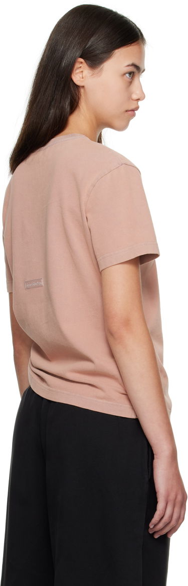 T-shirt Acne Studios Acne Studios Cotton Crewneck T-Shirt Lyserød | CL0352-, 2