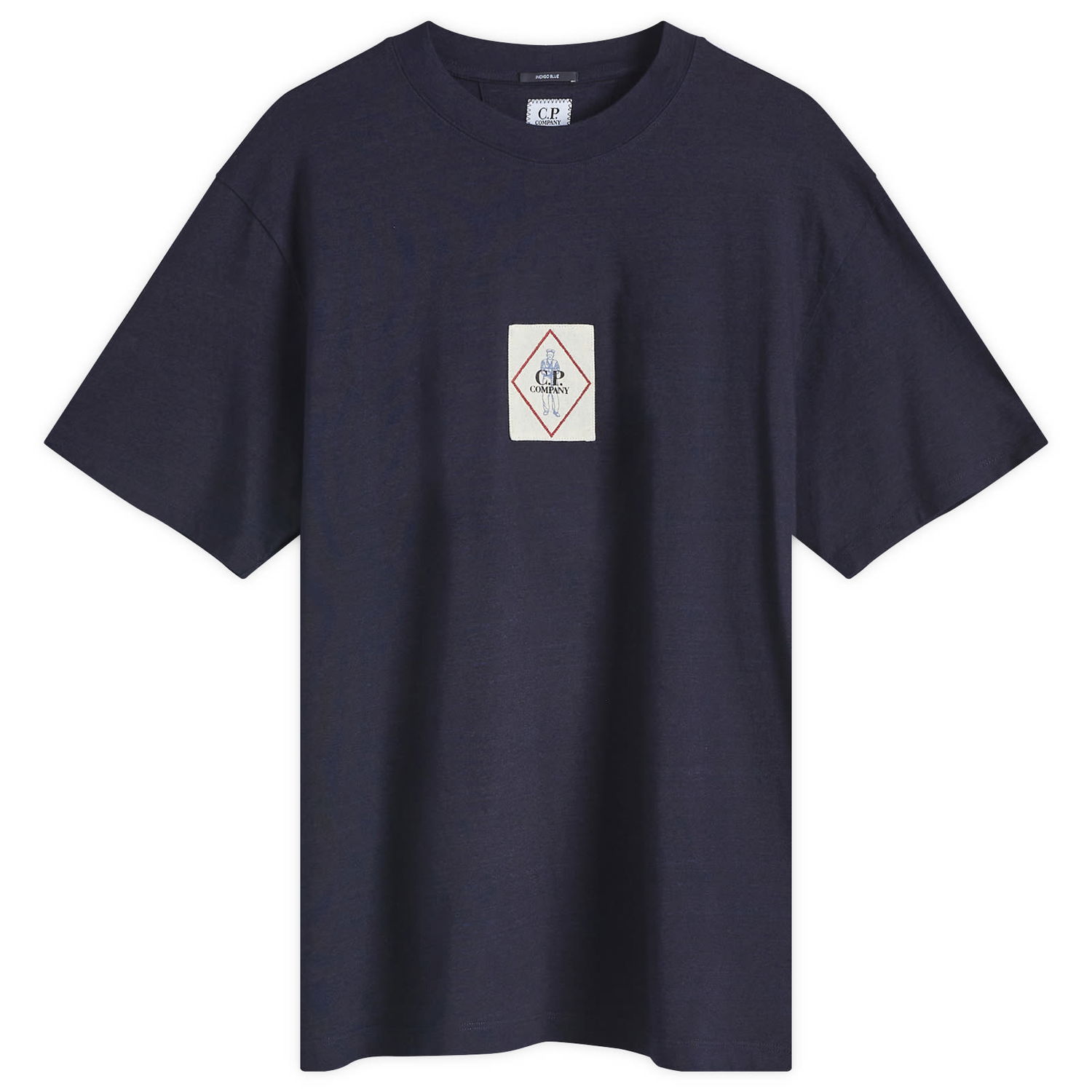 T-shirt C.P. Company C.P. Company Logo T-Shirt, Size Large Mørkeblå | 18CMTS187A-110056W-D08, 0