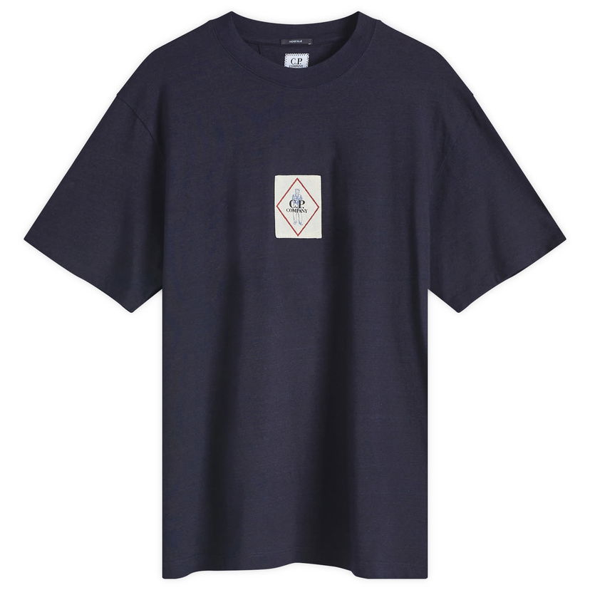 T-shirt C.P. Company C.P. Company Logo T-Shirt, Size Large Mørkeblå | 18CMTS187A-110056W-D08