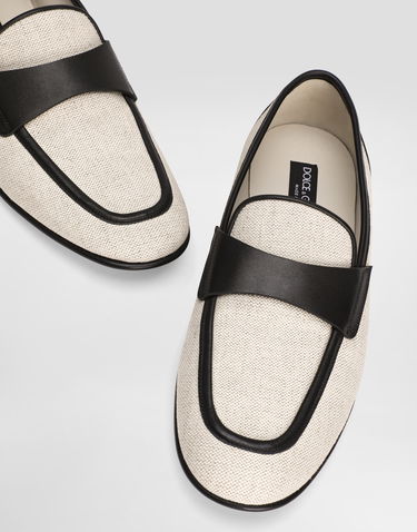 Tilbehør Dolce & Gabbana Dolce & Gabbana Salt&pepper and Nappa Slippers Beige | A50698A9Q938S469, 3