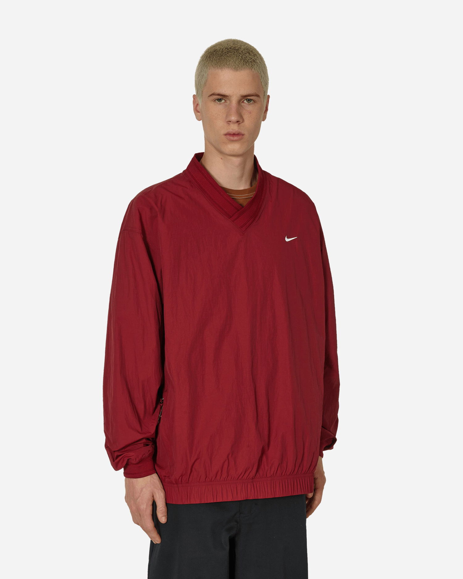 Skjorte Nike Solo Swoosh Windshirt Team Red Rød | FQ1638-677, 0