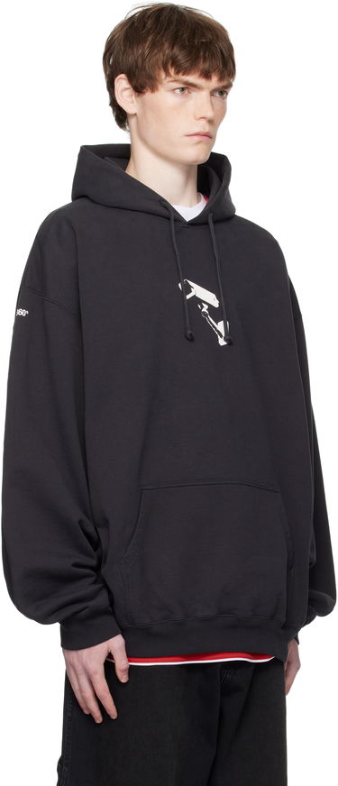 Sweatshirt VETEMENTS Vetements 'CCTV' Oversized Hoodie Sort | UH76HD440B, 1