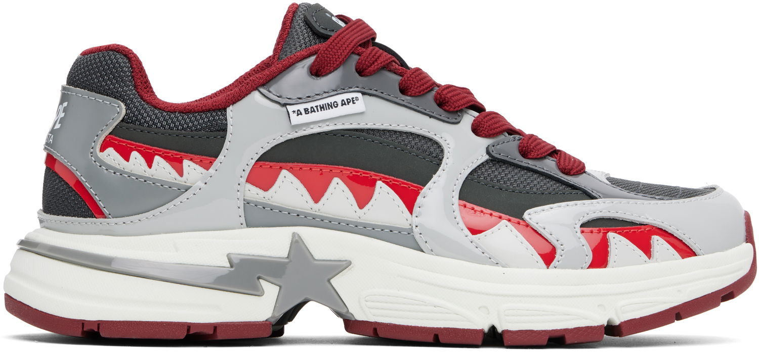 Sneakers og sko BAPE A Bathing Ape Shark STA #3 Grå | 001FWL302320L, 0