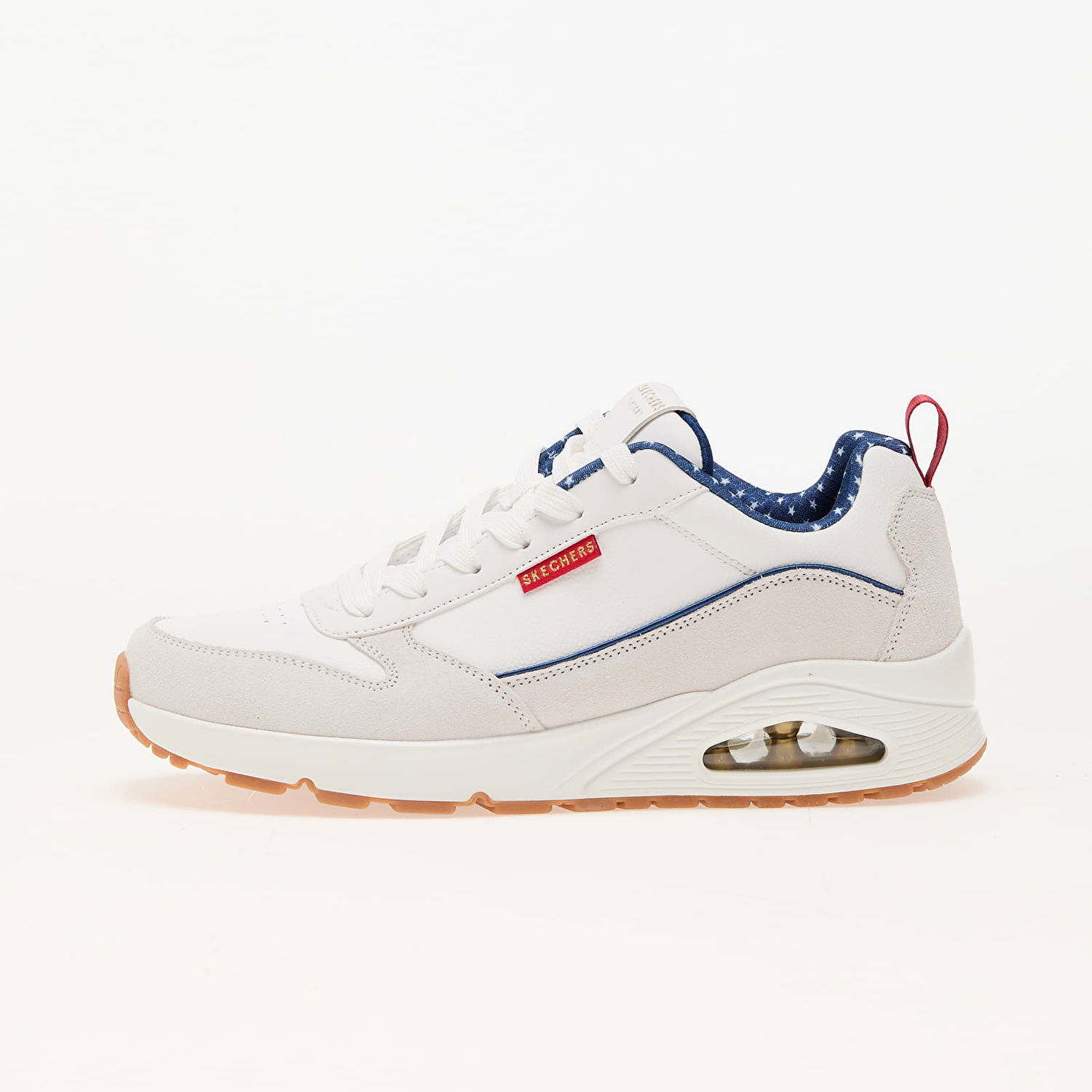 Sneakers og sko Skechers Uno - Victory Pack White/ Navy/ Red Hvid | 183913 WNVR, 0