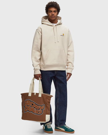 Sweatshirt Carhartt WIP Hooded American Script Sweat Hoodie XXL Beige | I028279-MOO.XX, 1