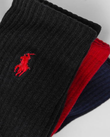 Sokker Polo by Ralph Lauren Cotton Crew Sock - 6 Pack Flerfarvet | 449824809003, 1