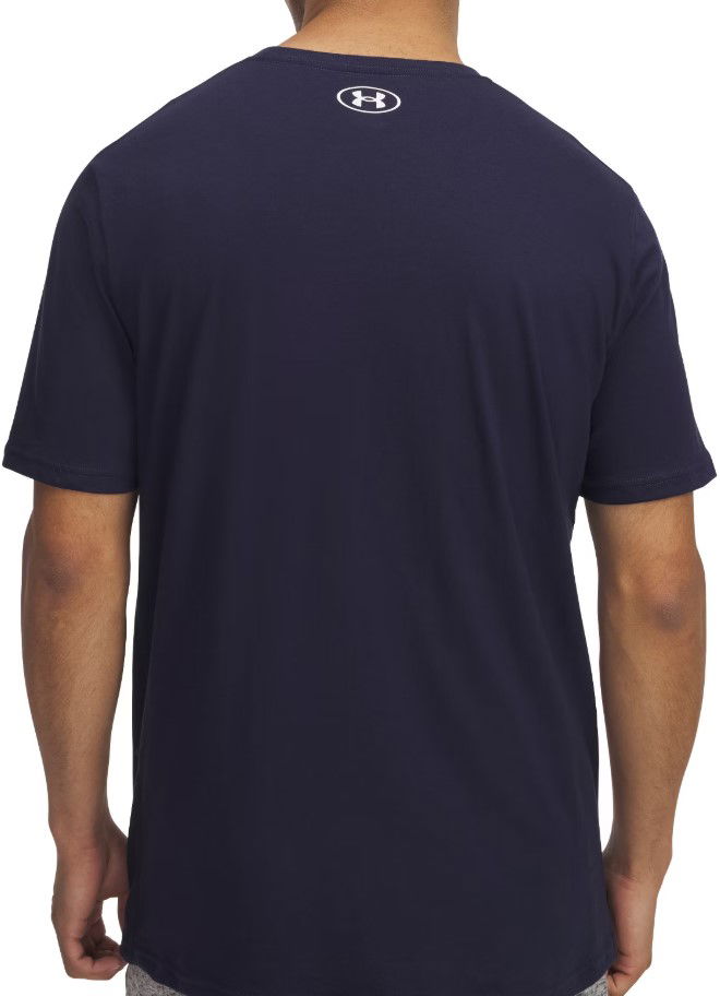 T-shirt Under Armour Under Armour Camo Chest Stripe Short Sleeve T-Shirt Mørkeblå | 1376830-411, 1