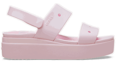Sneakers og sko Crocs Brooklyn Low Wedge Sandals Lyserød | 210676-6ZW, 0