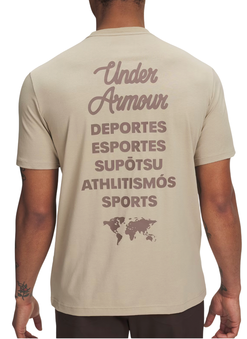 T-shirt Under Armour Sports Wordmark T-Shirt Beige | 6004143-299, 1