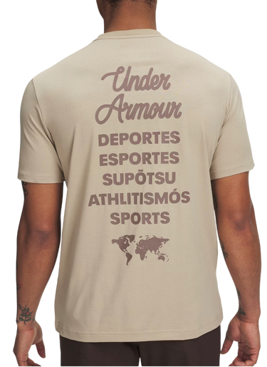 T-shirt Under Armour Sports Wordmark T-Shirt Beige | 6004143-299, 1