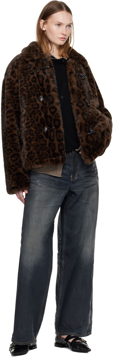 Jakke Andersson Bell Andersson Bell Leopard Fur Duffle Jacket Brun | awa735u, 3