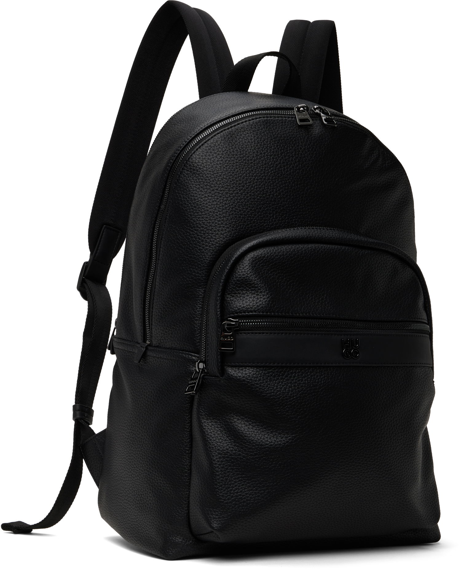 Rygsæk BOSS Logo Hardware Faux-Leather Backpack Sort | 50547423, 1