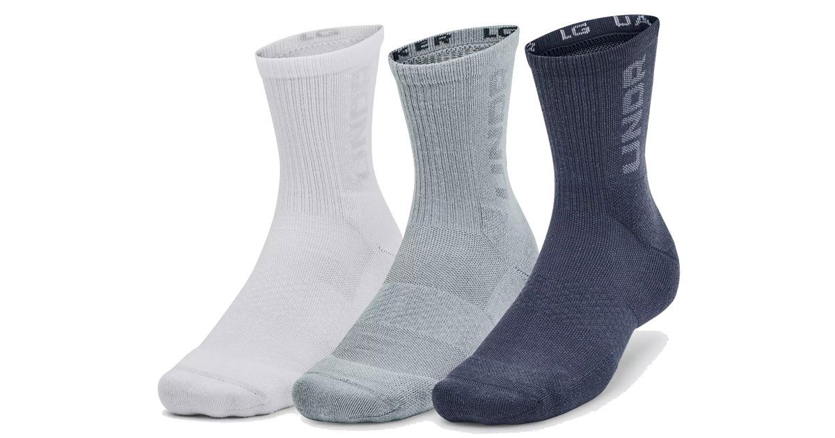 Sokker Under Armour 3-Maker Mid Socks 3-pack Flerfarvet | 1373084-044, 1