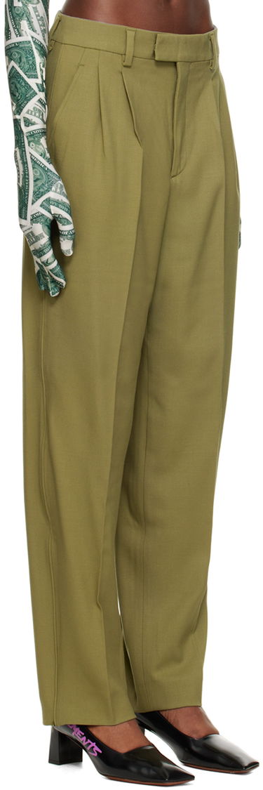 Bukser VETEMENTS Two-Pleat Trousers Grøn | VL14PA220K, 1