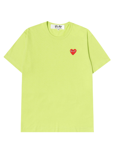 T-shirt Comme des Garçons PLAY Mini Heart Solid Tee Gul | P1T2722