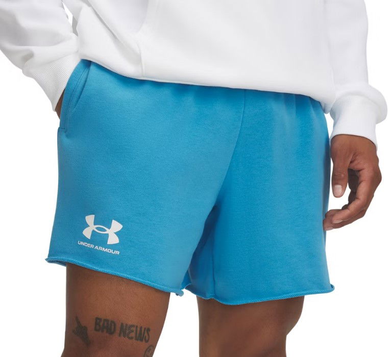 Shorts Under Armour Rival Terry 6" Training Shorts Blå | 1382427-452
