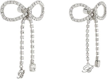 Øreringe Blumarine Blumarine Crystal Bow Drop Earrings Metalisk | P522W305A, 1