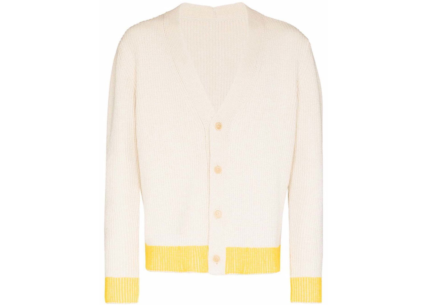 Sweatshirt Jacquemus Le Cardigan Limone Beige | 225KN071-2068 150, 0