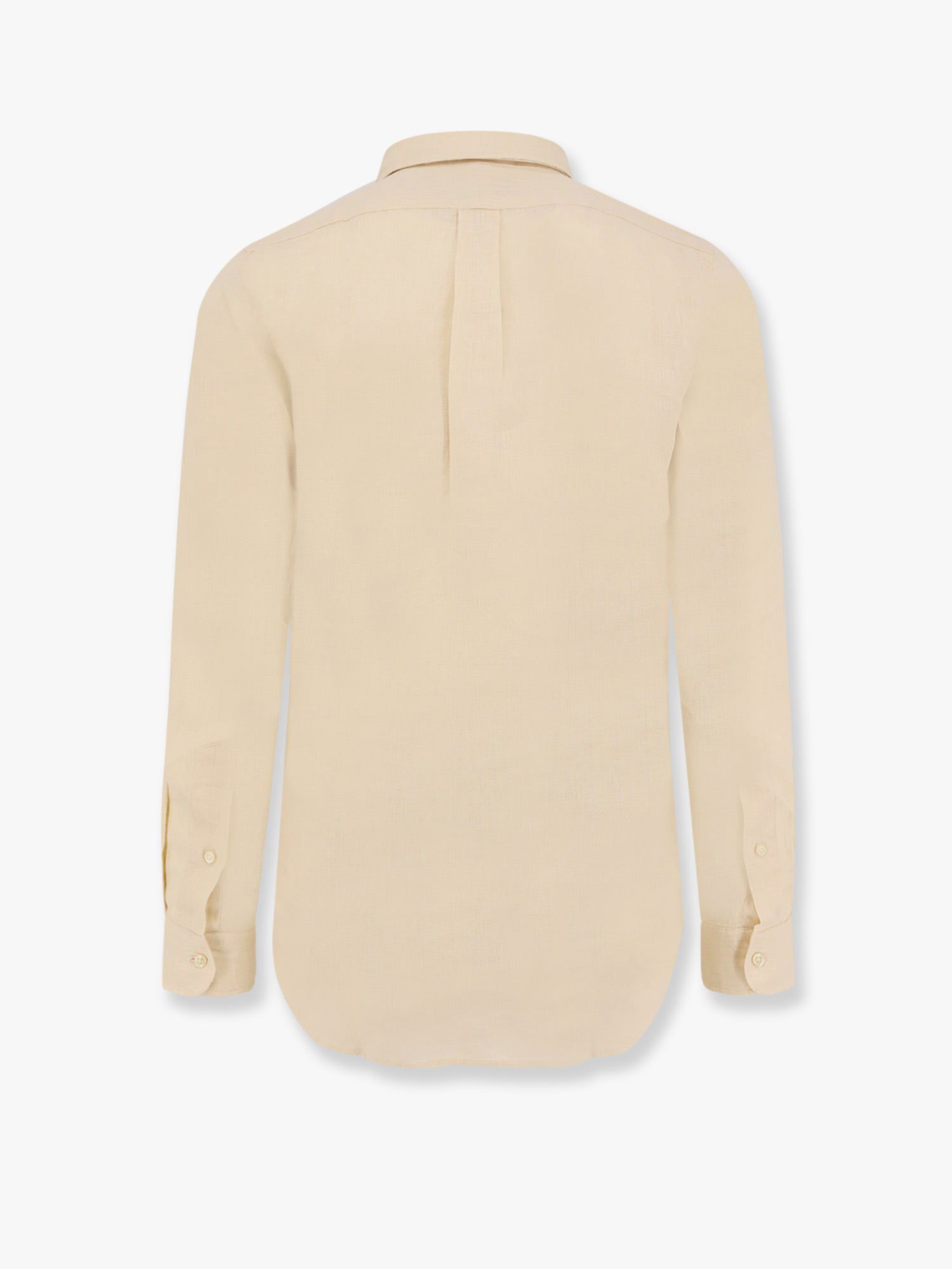 Polo skjorte Polo by Ralph Lauren Polo Ralph Lauren Men's Long Sleeve Button-Down Shirt Beige | 710968915005, 1