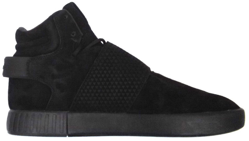 Sneakers og sko adidas Originals Tubular Invader Strap Triple Black Sort | BB1169, 0