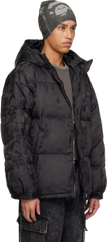 Puffer jakke BAPE A Bathing Ape Camo Jacquard Down Jacket Lilla | 001DNK801001M, 4