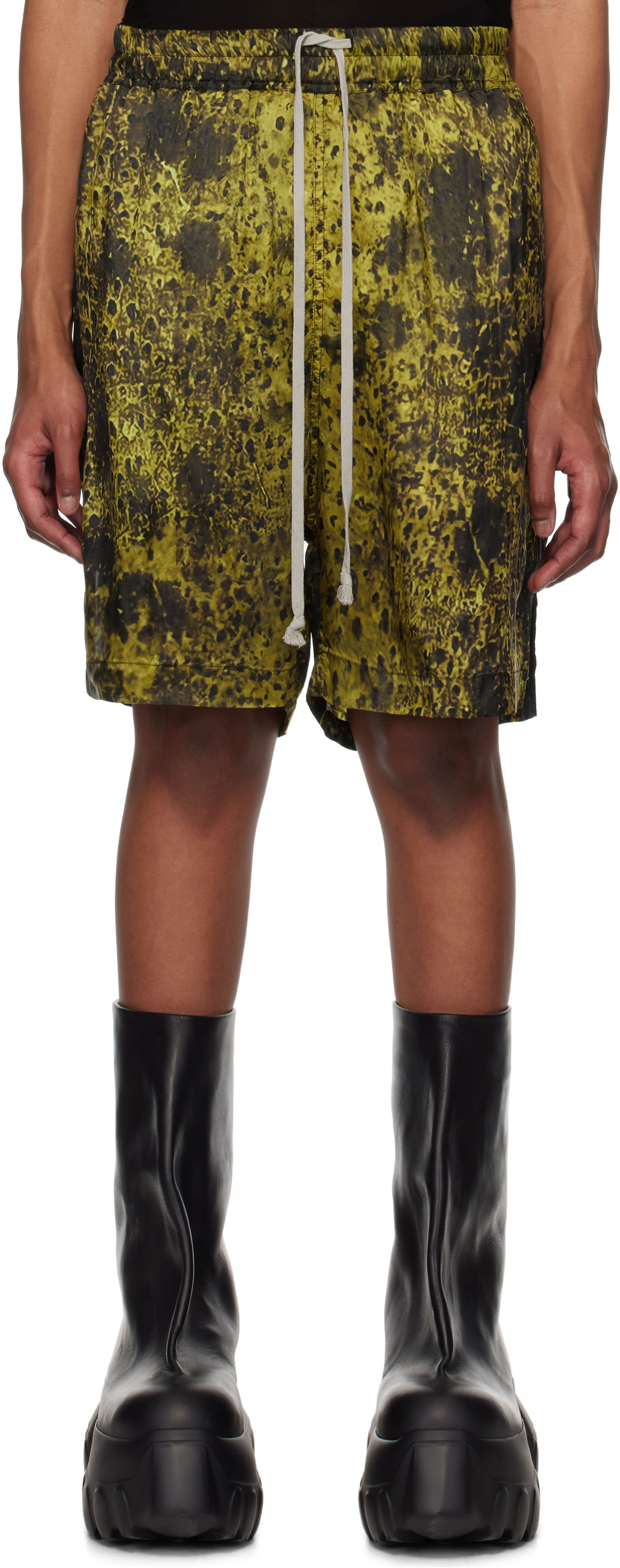 Shorts Rick Owens Rick Owens Hollywood Boxers Shorts Grøn | RU01E5397 JP1, 0