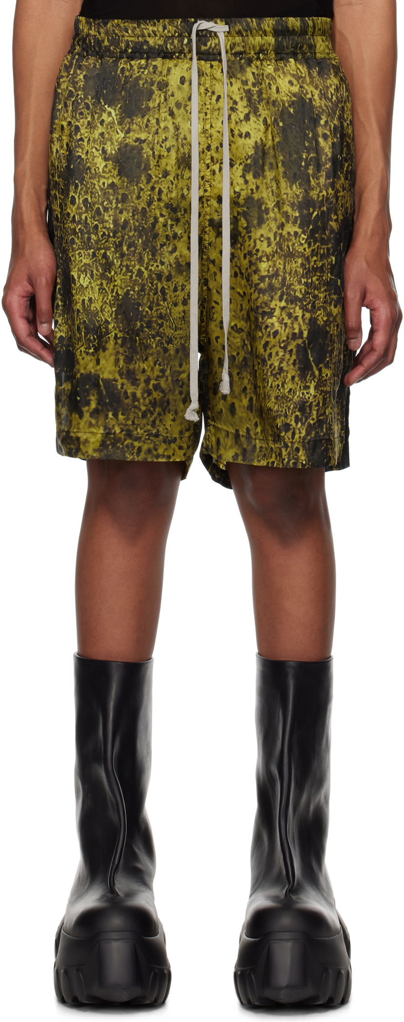 Shorts Rick Owens Rick Owens Hollywood Boxers Shorts Grøn | RU01E5397 JP1