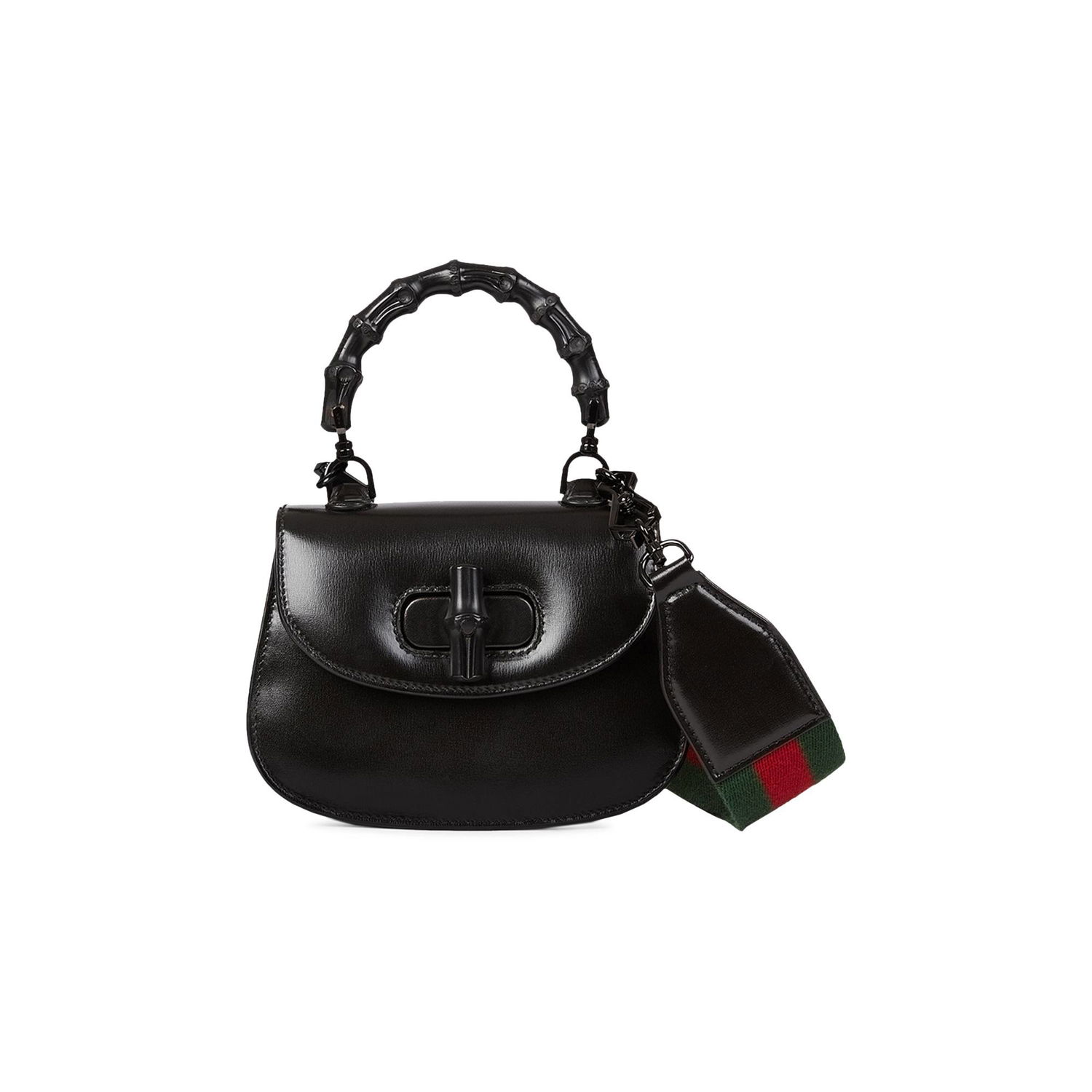 Håndtaske Gucci Bamboo 1947 Mini Top Handle Bag Sort | 686864 10ODP 1060, 1