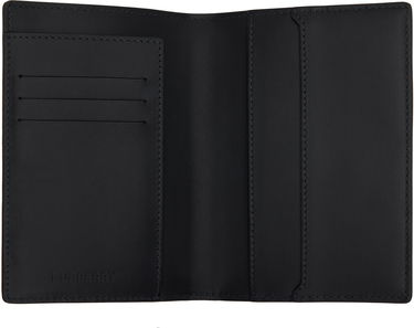 Tegnebog Burberry Burberry Check Passport Holder Sort | 8073278, 2