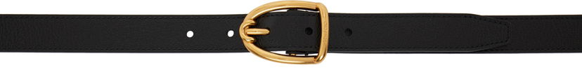Bælter Tom Ford TOM FORD Angled Buckle Belt Sort | TB286-LCL311X