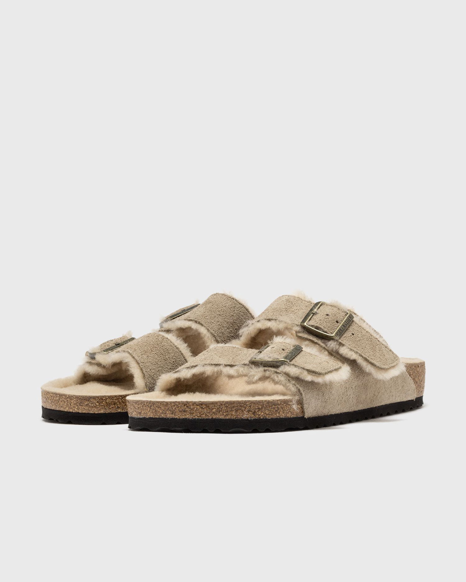Sneakers og sko Birkenstock Arizona Shearling Suede Leather Beige | 1028226, 1