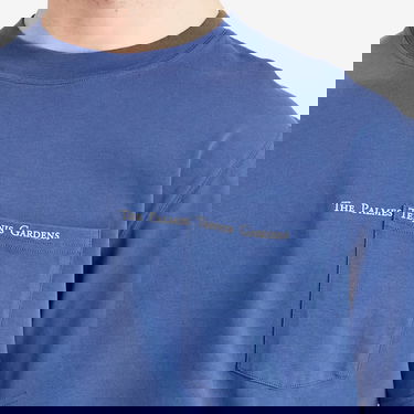 T-shirt Palmes Palmes Garden Pocket T-Shirt, Size Large Blå | P10-0042-677, 5