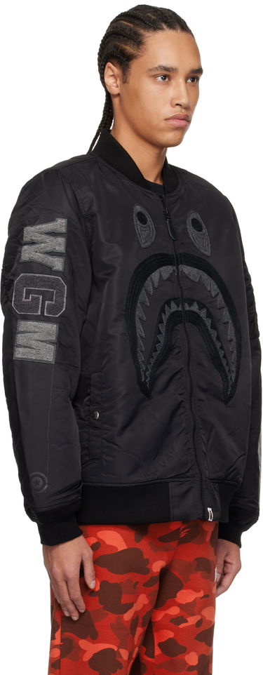 Bomberjakke BAPE BAPE Shark MA-1 Bomber Jacket Grøn | 001HJK801006M, 4