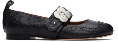 Skopleje SHUSHU/TONG SHUSHU/TONG Round-Toe Ballerina Flats Sort | FSDEAC06 LEA252, 0