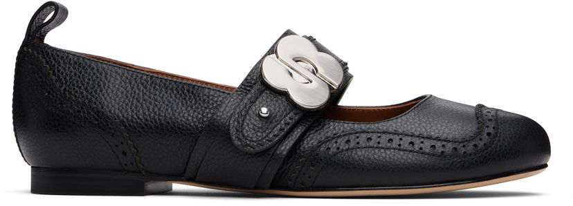 Skopleje SHUSHU/TONG SHUSHU/TONG Round-Toe Ballerina Flats Sort | FSDEAC06 LEA252
