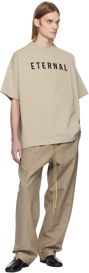 Bukser Fear of God Fear of God Wool Center Seam Track Pants Beige | FGE240-4041HTW, 3