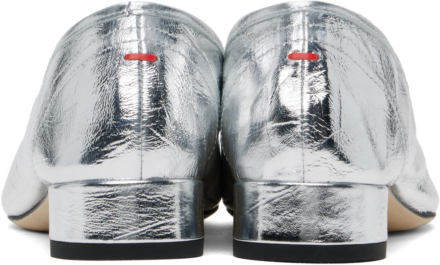 Tøj Aeyde Aeyde Pippa Leather Ballerina Flats Metalisk | A11-FL-GLVR25RO126-SS25-920-068, 1