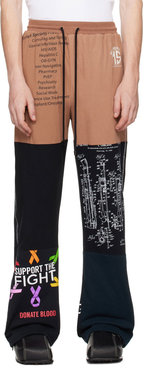 Joggingbukser Marine Serre Regenerated Sweatpants Brun | UPA022, 0