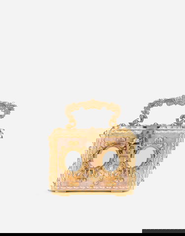 Håndtaske Dolce & Gabbana Dolce & Gabbana Dolce Box Bag with Mirrored Detailing Lyserød | BB5970AD78380995, 0