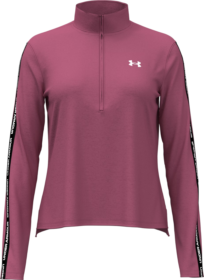 Sweatshirt Under Armour UA Tech™ Wordmark Tape Long Sleeve ½ Zip Lyserød | 6005100-659