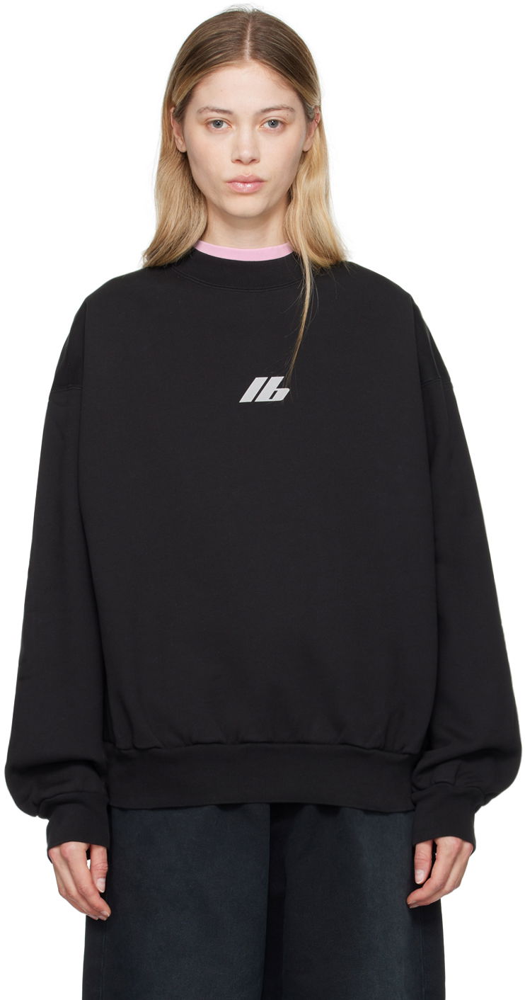 Sweatshirt Balenciaga Black Regular Sweatshirt Sort | 697869 TQVT8, 0