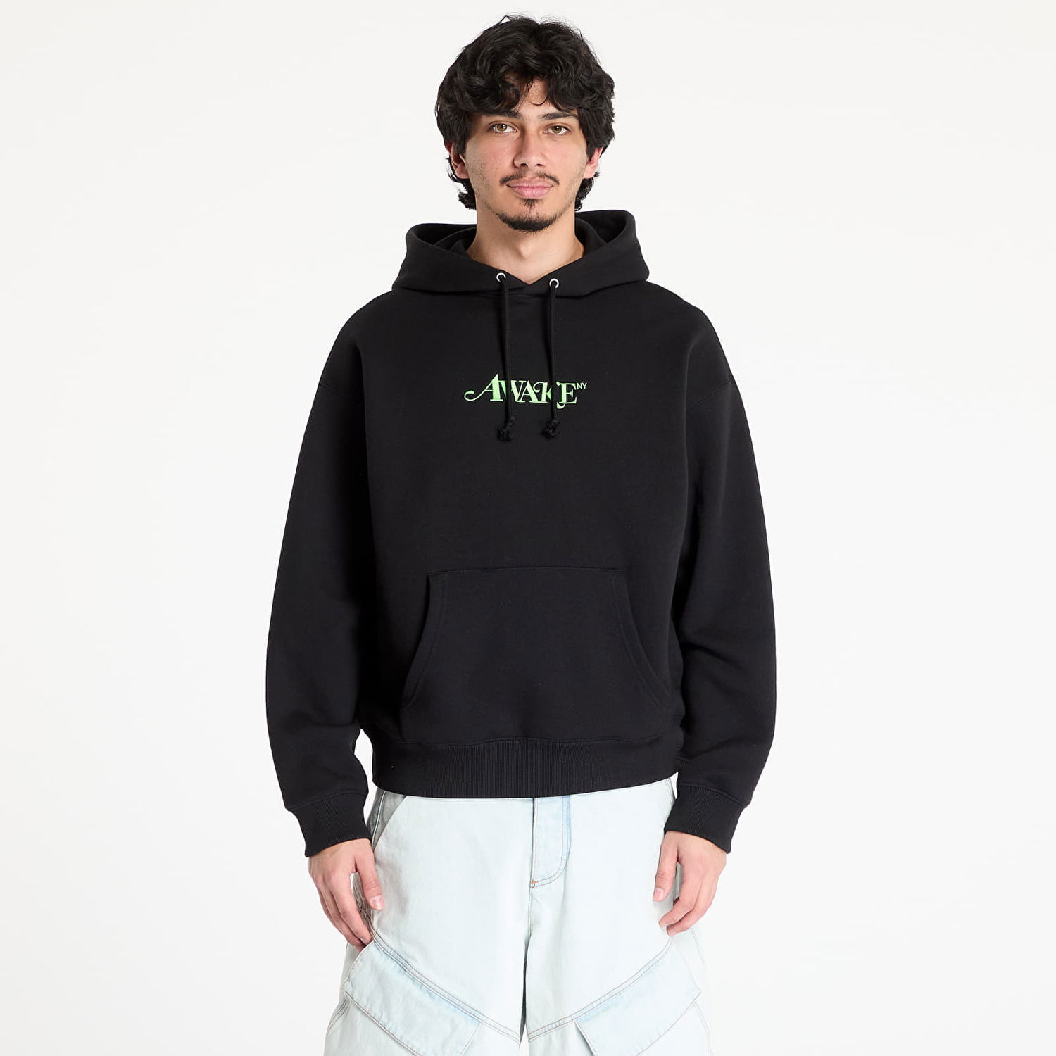 Sweatshirt Awake NY Awake NY Classic Logo Hoodie Sort | AWK-SP25-HD002-BLK, 0