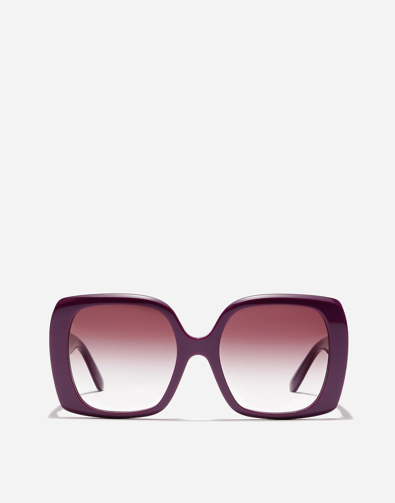 Solbriller Dolce & Gabbana Dolce & Gabbana Maiolica Gradient Square Sunglasses Lilla | VG4475VP48H9V000, 0