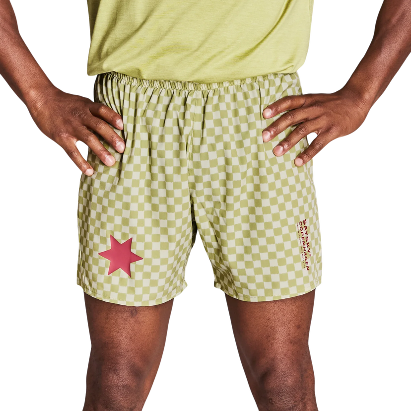 Shorts Saysky Saysky Checker Pace 5" Shorts Grøn | nmrsh21c1034
