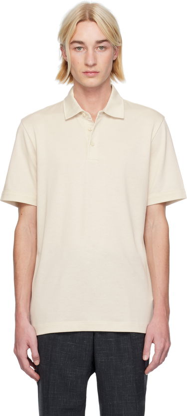 Polo skjorte BOSS Three-Button Polo Shirt Hvid | 50521106, 0