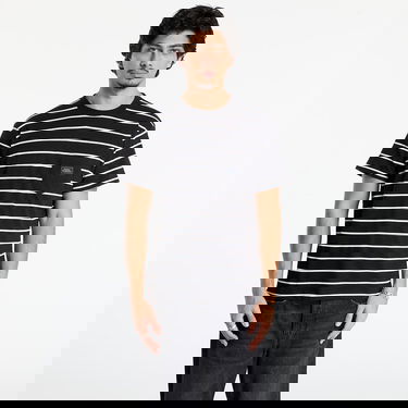 T-shirt Horsefeathers Alpha Striped Pocket T-shirt Sort | SM1257O, 0