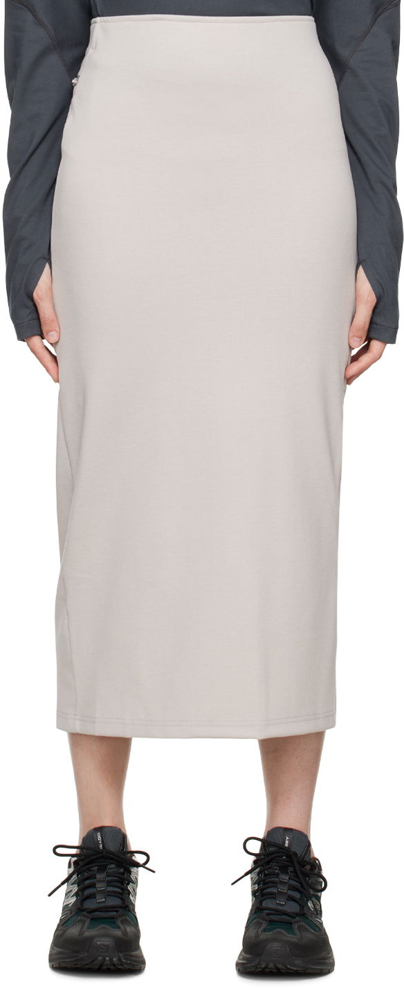 Nederdel Post Archive Faction (PAF) Center Midi Skirt Grå | BSC-IV