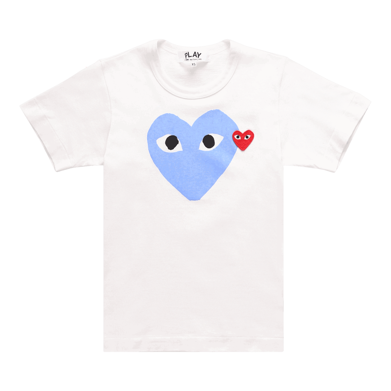 T-shirt Comme des Garçons PLAY Heart Tee Hvid | P1T105 2, 0